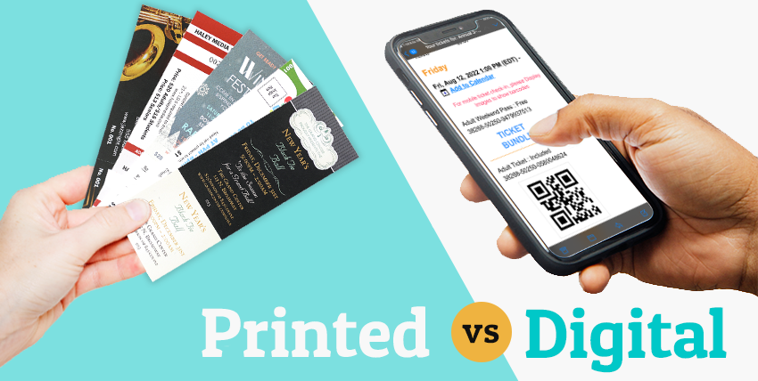 Printed Event Tickets vs. Digital Tickets – Which Is Right for You?