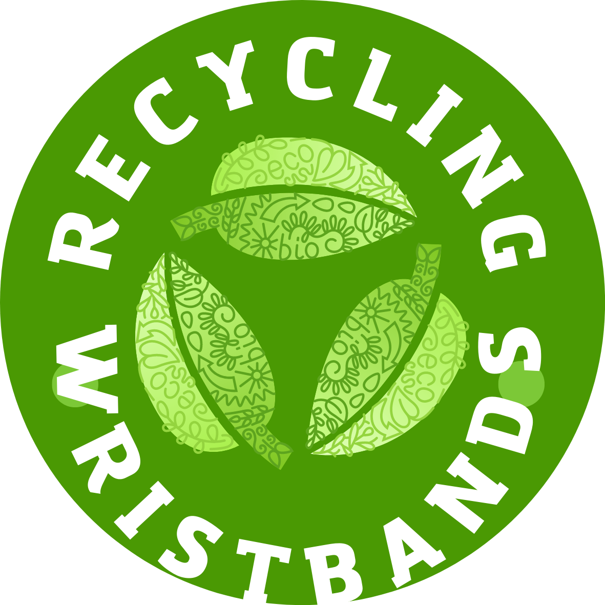 Recycle wristbands - sustainable events