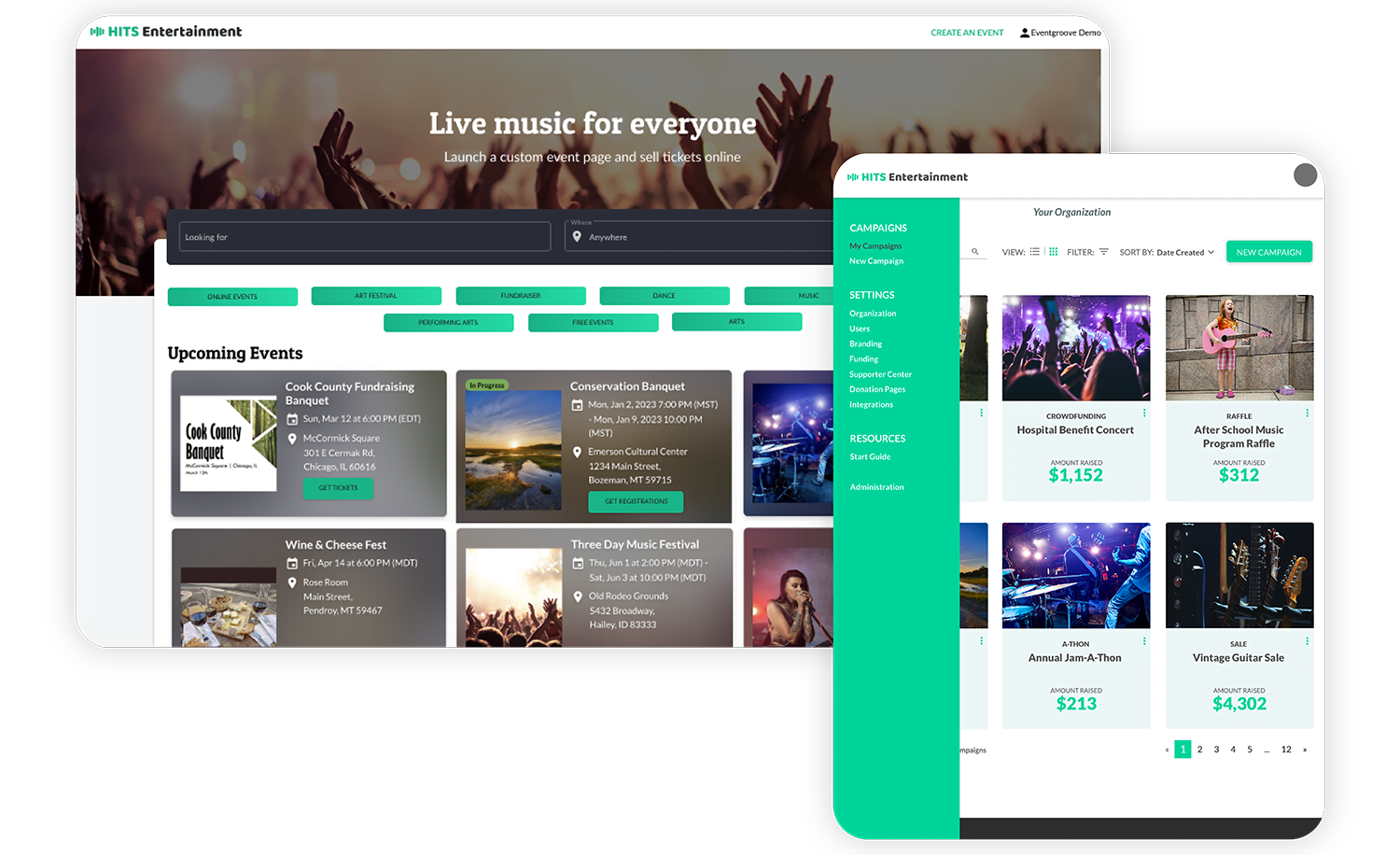 EGE-EGF-Music music integrations